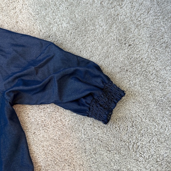 Unique Spectrum Dark Blue Button-Down Shirt Size L - Picture 4 of 7